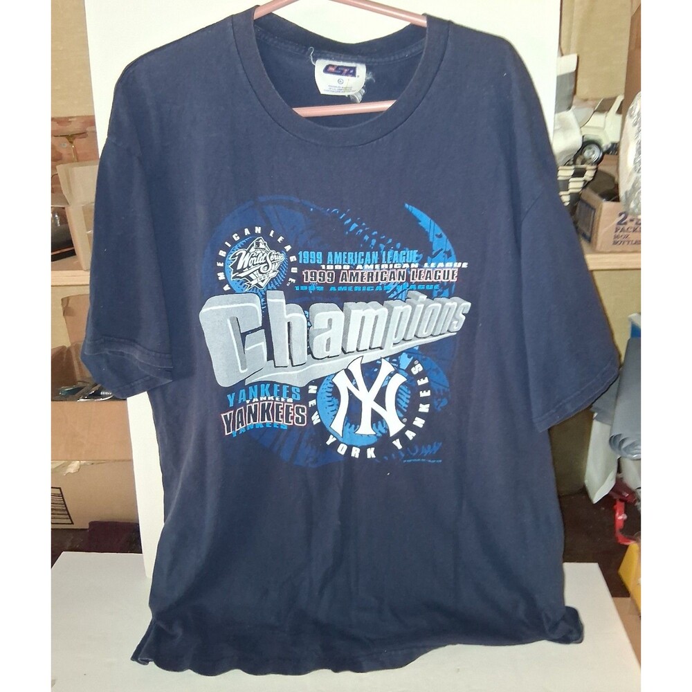 Vintage 1999 NY New York Yankees World Series Champs CSA Shirt XL